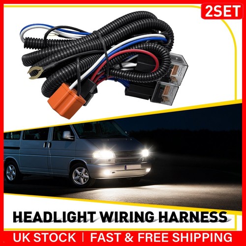 12v car headlight wiring - 2x,