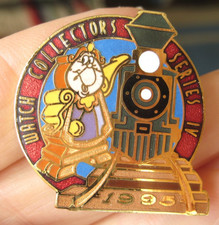DISNEY WATCH COLLECTION SERIES IV 1995 quality metal enamel PIN BADGE