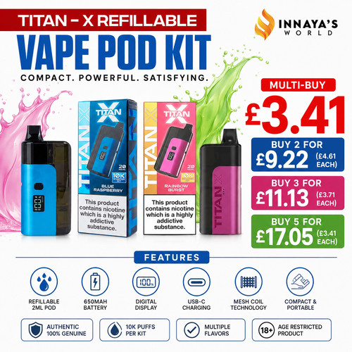 Titan vape rechargeable - , x