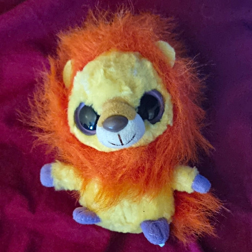 Lion plush soft - soft, toy,