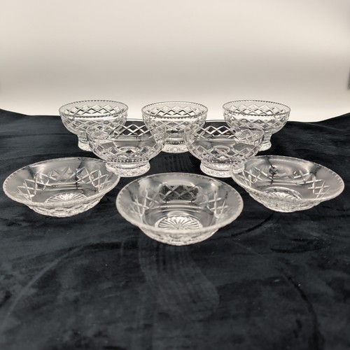Stuart crystal dessert bowls - stuart,