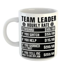 TEAM LEADER HOURLY RATES MUG