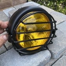 6.5'' Universal Motorcycle Headlight H4 halogen For Harley Bobber Cafe Racer UK