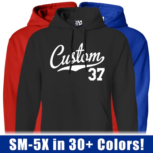 Custom script hoodie 1937 - custom,