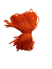 Orange non stretch nylon - orange,