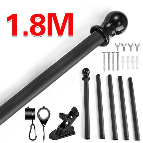 6ft wall mounted - wall, pole