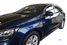 Wind Deflectors Fits Megane Mk4 2016-2024 2-Pcs Set Tinted Heko