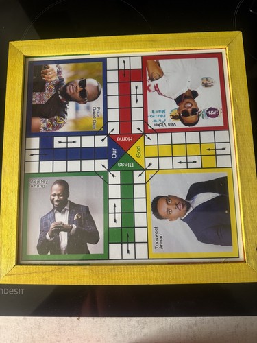 Africa glass ludo board game - africa,