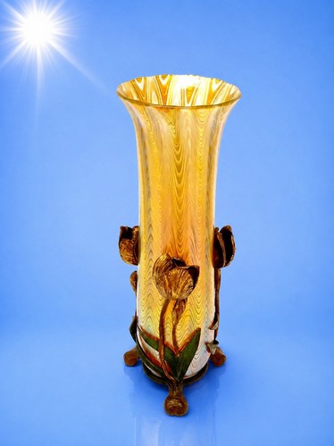 Loetz vase 5cm - loetz, candia