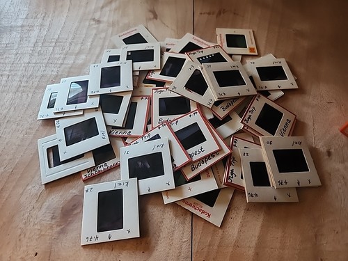 100 vintage photo slides kodak - 100,