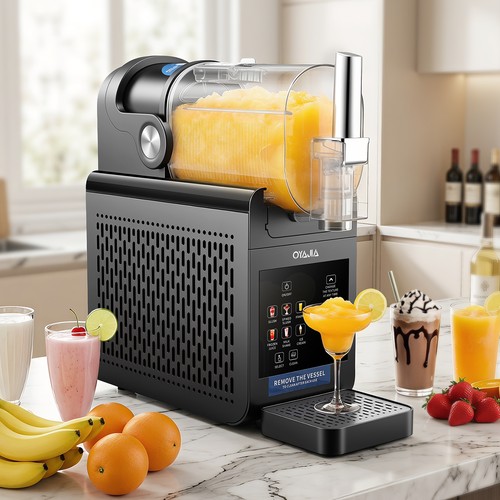 Frozen slushie machine ice - frozen,