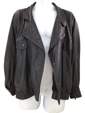 St Michael 100% Leather Bomber