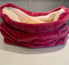 Luxury  dachshund  snuggle sack large chihuahua pet sleeping bag igloo bed NEW