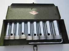 Vintage 9 Pc S-K Tools 1/2" Dr Deep Socket Set 9/16 -1 1/8" USA