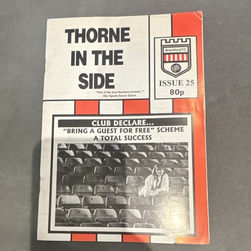 Thorne the side - in, brentford
