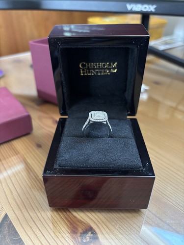 18ct whitegold brilliant - 18ct, and