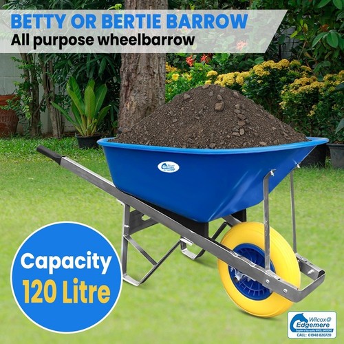 Bertie 120l wheelbarrow - 120l,