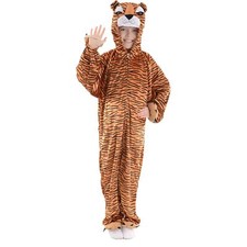 Kids Children's Animal Boogie Woogie Tiger Fancy Dress Halloween Party Costume