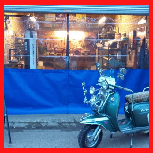 Motor trike mot garage grey - trike,