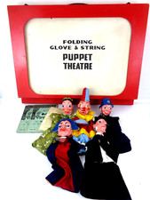 Vintage Pelham Puppets & Ron Field Glove & String Theatre & Punch Judy Bundle