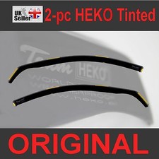 JAGUAR X-TYPE Saloon / Estate 2001-2010 2-pc Wind Deflectors HEKO Tinted