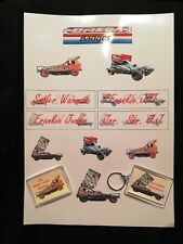 Frankie Wainman family Brisca F1 Stock Car Stickers keyring badge bundle offer