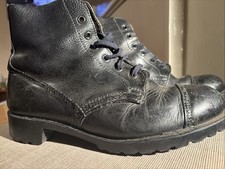 British Army Black Leather Combat Boots 265-100 (8)