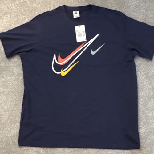 Nike men navy logo - navy, t-shirt