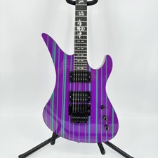 Custom purple electric guitar