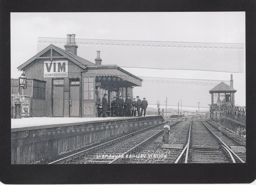 Slamannan railway station - railway,