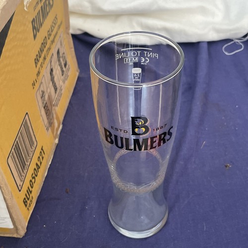 Bulmers cider tall goblet - 14,