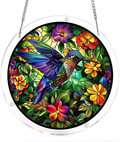Hummingbird piece acrylic - hummingbird,