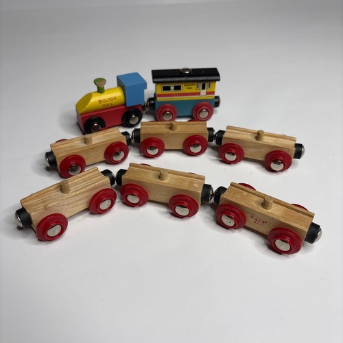 Bigjigs wooden train - wooden,