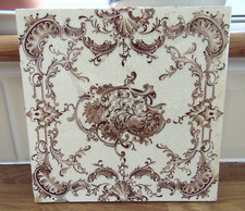 LOVELY ANTIQUE EDWARDIAN TILE