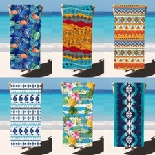 Lightweight Microfiber Beach Towel Sand Free Quick Dry Towel Bath Sheet Swimming