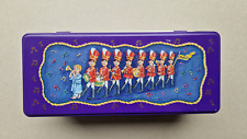 Cadbury Fingers Biscuit Tin Collectable Hinged Marching Band Rocking Horse Teddy