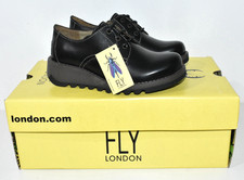 Fly London Girls Leather Wedge