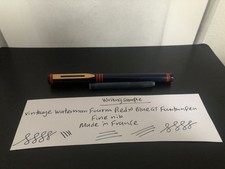 Vintage Waterman Forum Red & Blue Fountain Pen with Cartridge