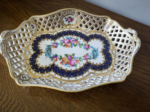 Dresden hand painted - hand-painted, porcelain