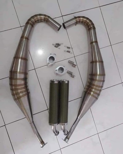 Custom full exhaust - exhaust, yamaha