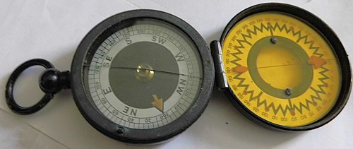 Ww1 officers compass case - compass, &