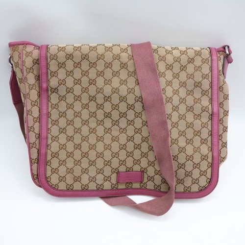 Gucci canvas beige pink - gucci,