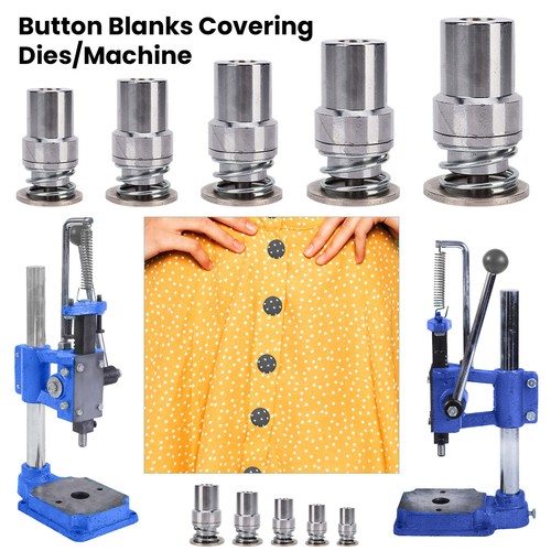 Round button maker die mould - round,