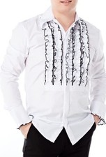 Zen Retro Mens Ruffle Ruche