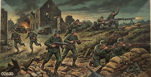Revell german infantry wwii - german,