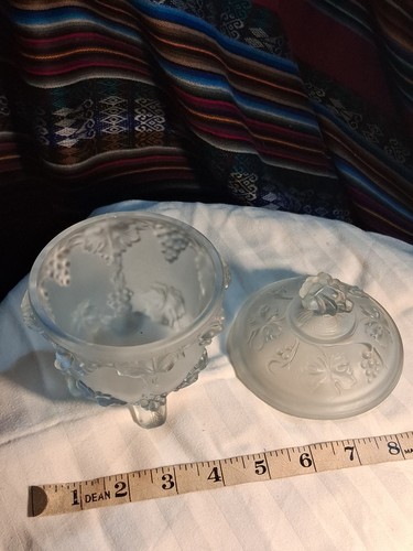 Vintage french blue frosted - vintage,