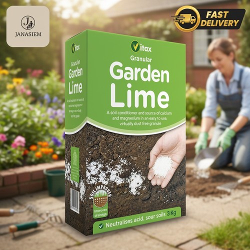 Vitax 3kg garden lime ideal - garden,