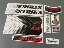 Raleigh Strika GS decal set 