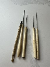 Set Of 5 Antique Crochet Tools