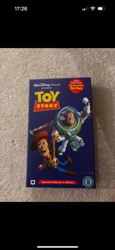Toy story vhs cassette tape - toy,